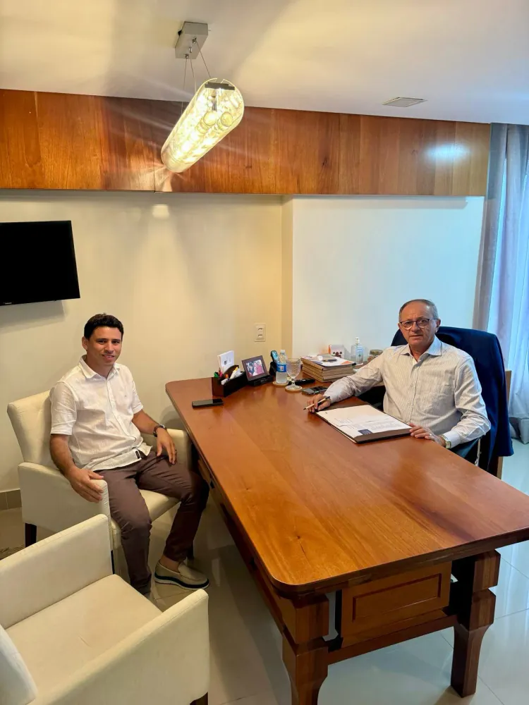Renato Galvão se reúne com Benes Leocádio e trata sobre investimentos para Goianinha