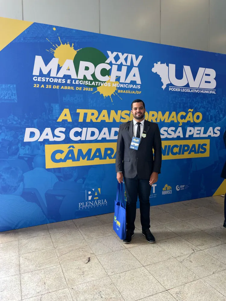 Eclécio Fernandes representa Arez na Marcha dos Legislativos em Brasília