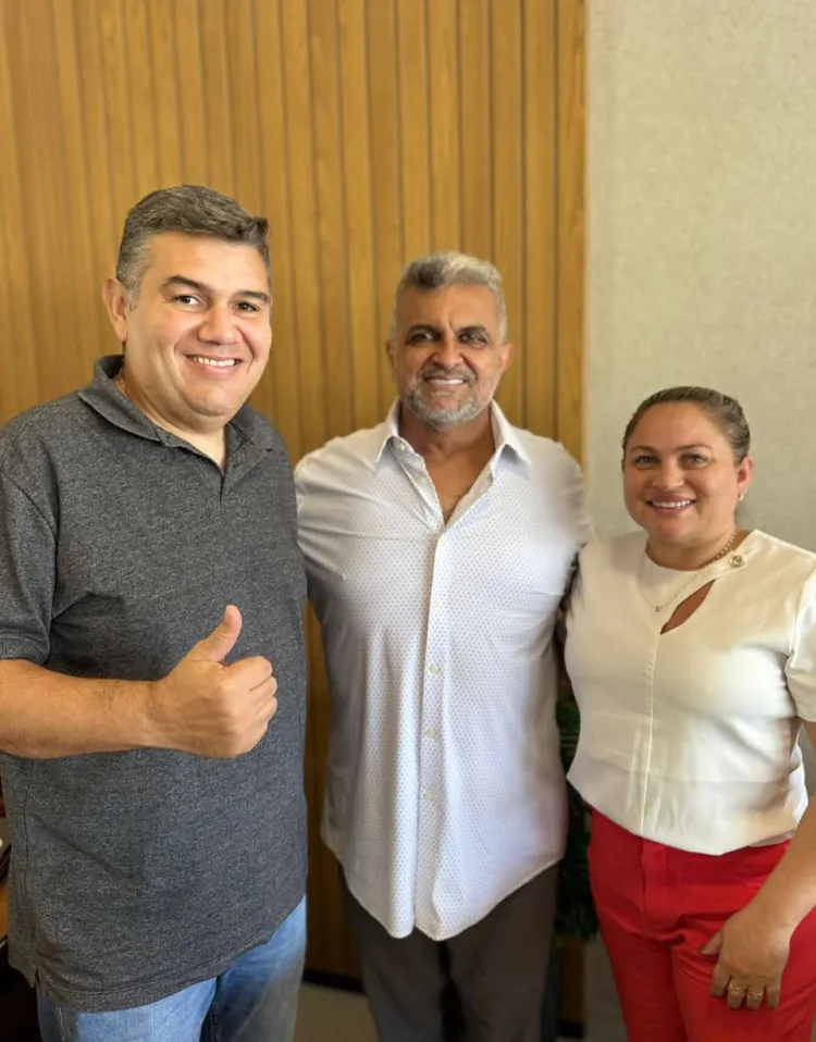 Deputado Ivanilson Oliveira reforça parceria com a prefeita Cinthia Sonale em Grossos