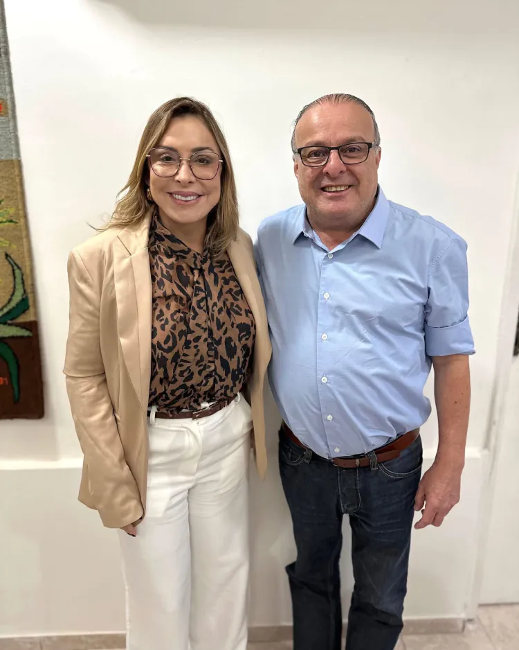 Kátia Pires e Paulinho Freire discutem parcerias e projetos para o RN