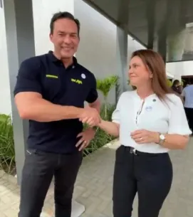 Styvenson e Milena fazem as pazes em Currais Novos
