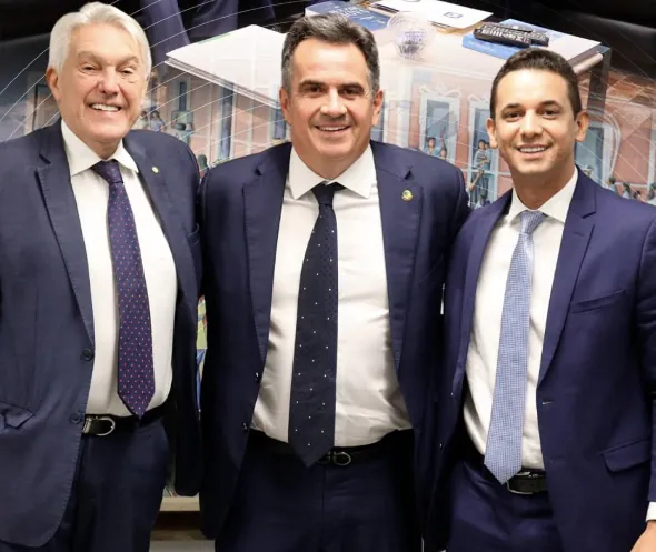 João Maia apresenta Allyson Bezerra a Ciro Nogueira e exalta liderança potiguar