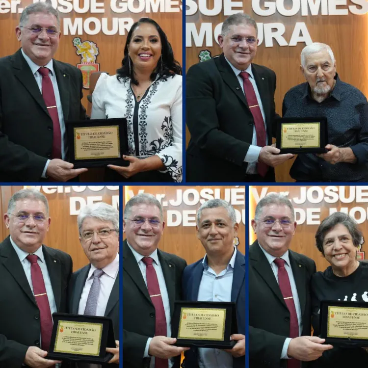 Câmara de Tibau do Sul realiza sessão solene e entrega títulos de Cidadão Honorário