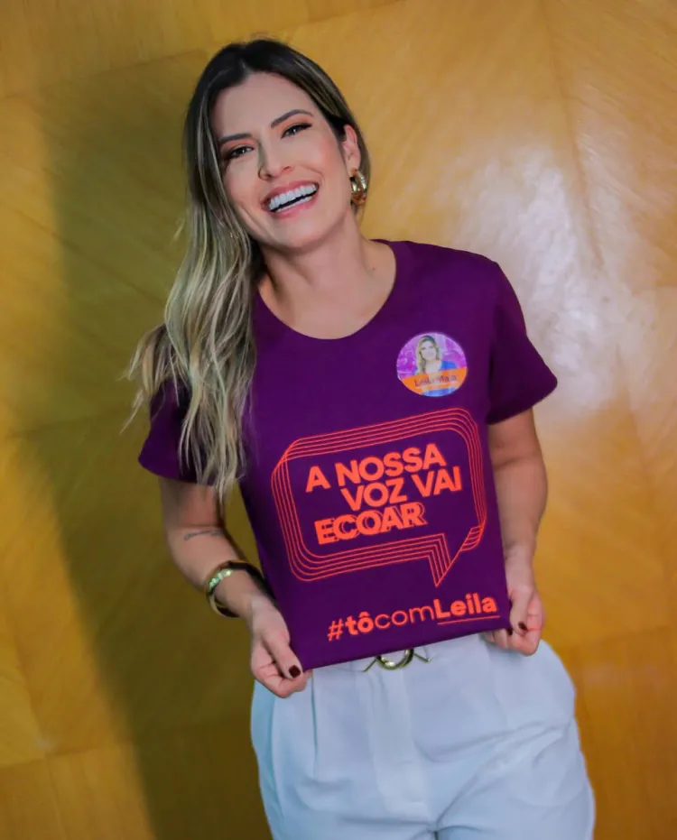 Leila Maia vai assumir mandato com licença de Anne e recebe Comenda Maria da Penha