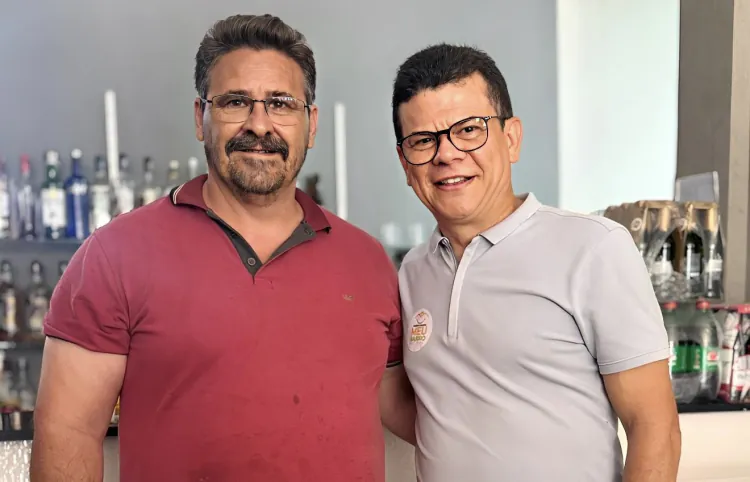 Juninho Saia Rodada recebe apoio do vereador Carlinhos de Chico Pedro em São Miguel-RN