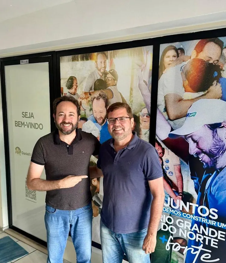 Daniel Marinho recebe apoio de Olavo Júnior e fortalece grupo político na terra dos mártires