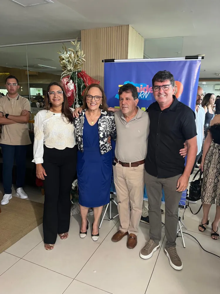 Alexandre, nira e júnior prestigiam CONFRATERNIZAÇÃO  da senadora Zenaide Maia