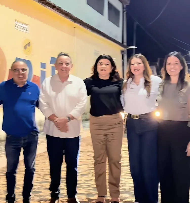 Presença de Nina Souza em Georgino Avelino sinaliza alinhamento político para 2026