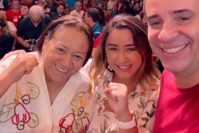 Fátima Bezerra, Samanda Alves e Cadu Xavier participam do Congresso Nacional do PT