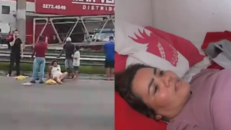 Mulher cai de passarela em parnamirim, sofre fraturas e ficará acamada por 3 meses