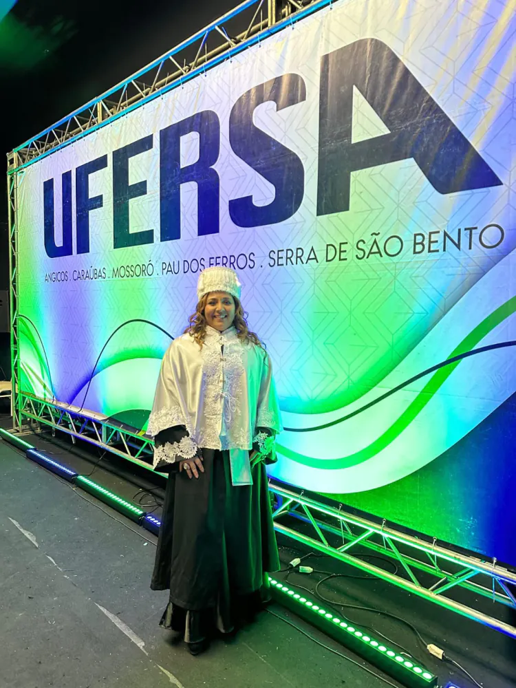 Primeira reitora da UFERSA, Ludimilla Oliveira marca história em aniversário de 59 anos da instituição