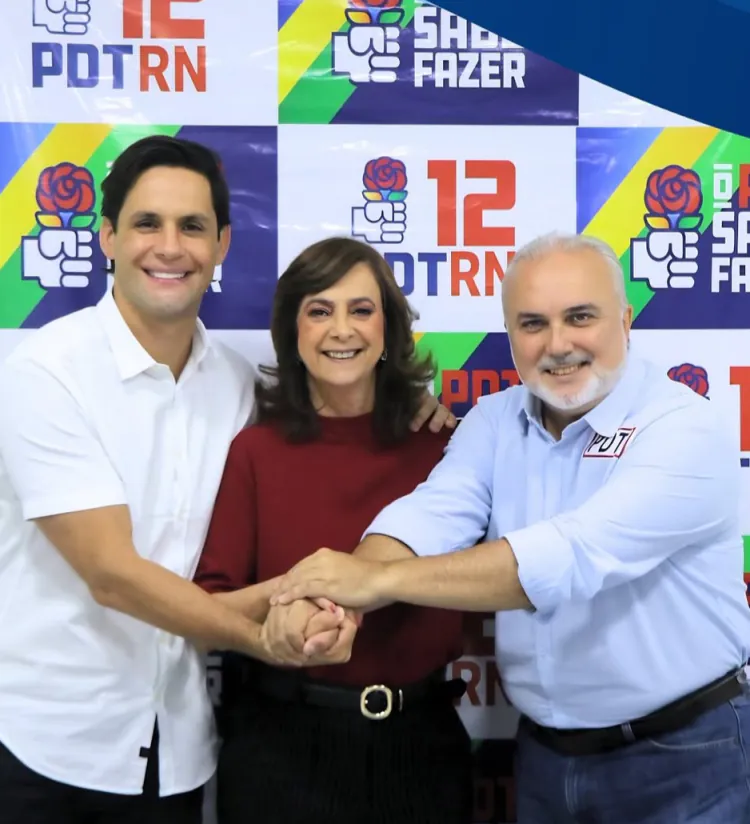 PDT oficializa Rafael Motta como pré-candidato ao Senado com Jean Paul Prates na suplência
