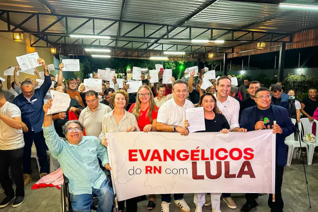 Movimento cresce: evangélicos se filiam ao PT e reforçam diálogo no RN