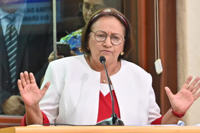 Desaprovação da governadora Fátima Bezerra cresce no RN, aponta pesquisa
