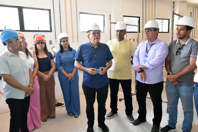 Hospital Geral de São Gonçalo ultrapassa 85% de conclusão, afirma Jaime Calado