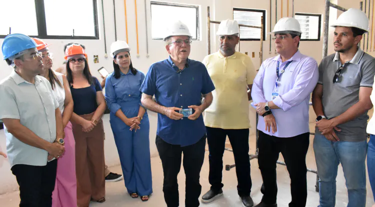 Hospital Geral de São Gonçalo ultrapassa 85% de conclusão, afirma Jaime Calado