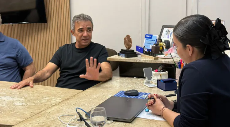 Jorge do Rosário reforça apoio à UERN durante visita à reitora Cicília Maia
