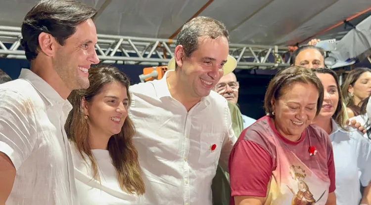 Ao lado de Fátima e Cadu, Rafael Motta participa de eventos e reforça presença no RN