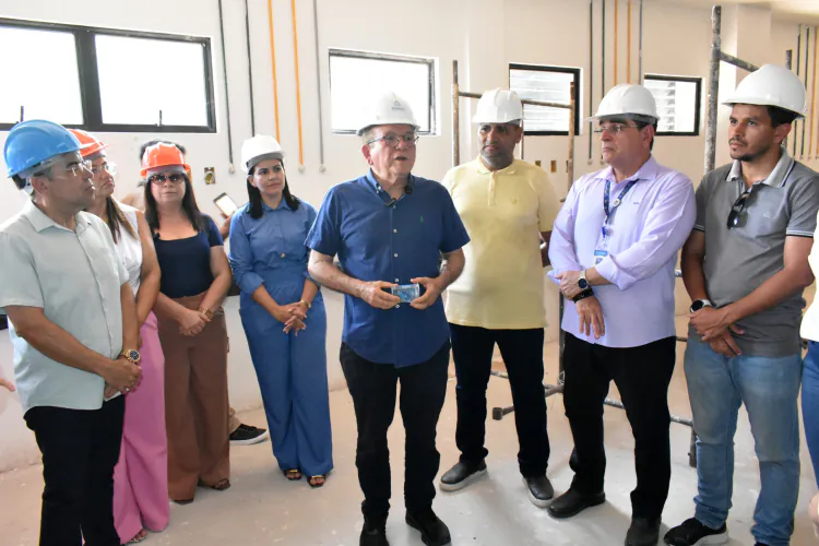 Hospital Geral de São Gonçalo ultrapassa 85% de conclusão, afirma Jaime Calado