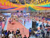 Primeira noite do festival de quadrilhas de São Gonçalo tem apresentação de grupos juninos tradicionais, fogueira eletrônica e Forró na Praça