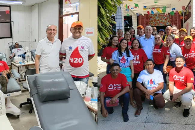 Mais de 100 doadores atendem chamado de Dr. Antônio Jácome e reforçam estoques do Hemonorte