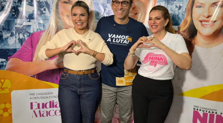 Aliança fortalecida: Cláudio Custódio declara apoio a Eudiane e Nina Souza