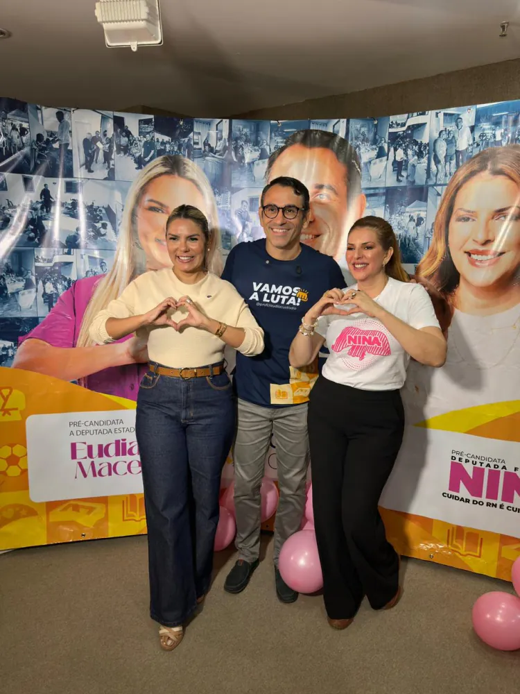Aliança fortalecida: Cláudio Custódio declara apoio a Eudiane e Nina Souza