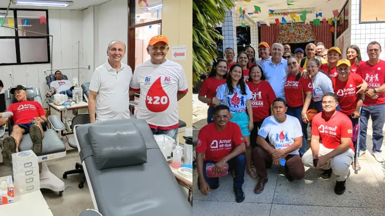 Mais de 100 doadores atendem chamado de Dr. Antônio Jácome e reforçam estoques do Hemonorte